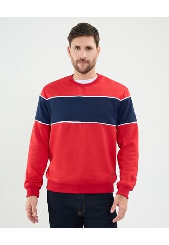 Buzo Para Hombre Cuello Redondo Color Rojo  Marca Patprimo #44060310 Patprimo