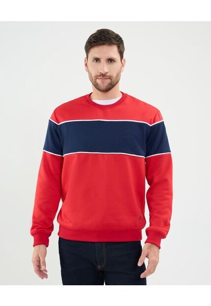 Buzo Para Hombre Cuello Redondo Color Rojo  Marca Patprimo #44060310