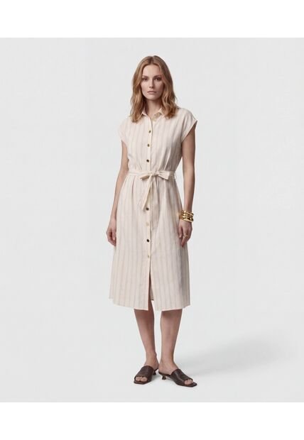 Vestido  Para Mujer M/C Medio Color Beige Marca Patprimo #30177821