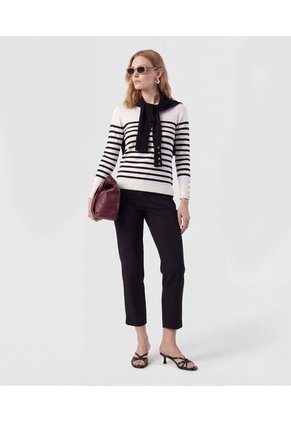 Saco  Para Mujer Cuello Redondo Color Blanco Marca Patprimo #30330680