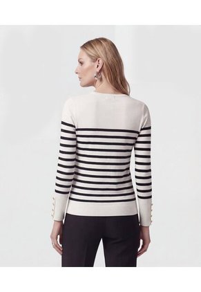 Saco  Para Mujer Cuello Redondo Color Blanco Marca Patprimo #30330680