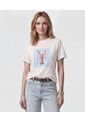 Camiseta  Para Mujer Manga Corta Cuello Redondo Color Blanco Marca Patprimo #30099615 de Patprimo