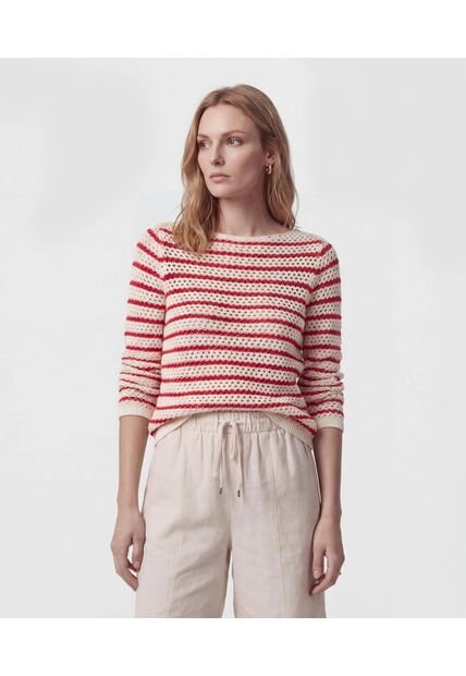 Saco  Para Mujer Cuello Redondo Color Crema Marca Patprimo #30330679