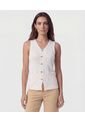 Chaleco  Para Mujer Tejido Color Blanco Marca Patprimo #30250051 de Patprimo