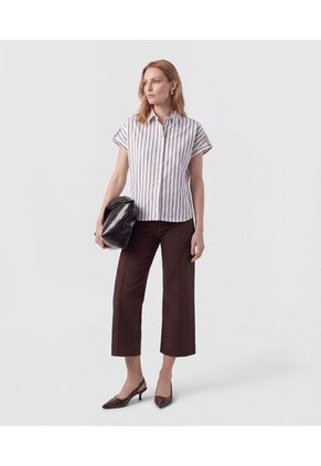 Camisa  Para Mujer Manga Corta Color Azul Marca Patprimo #30018683