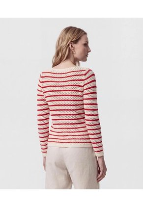 Saco Para Mujer Cuello Redondo Color Crema Marca Patprimo #30330679