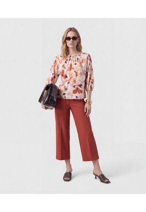 Blusa  Para Mujer Manga 3/4 Color Naranja Marca Patprimo #30127831