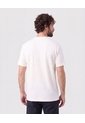 Camiseta Texturizada Cuello Redondo   Para Hombre Blanco Patprimo de Patprimo