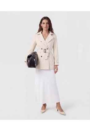 Saco  Para Mujer Cuello V Color Beige Marca Patprimo #30330676