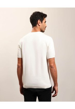 Camiseta Tejida  Para Hombre Beige Patprimo