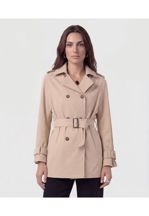 Chaqueta Para Mujer Trench Color Beige Marca Patprimo #30080620