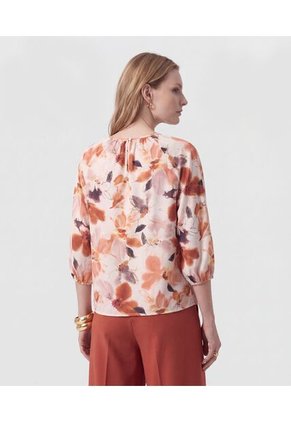 Blusa  Para Mujer Manga 3/4 Color Naranja Marca Patprimo #30127831