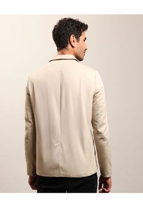 Blazer Clasico   Para Hombre Beige Patprimo