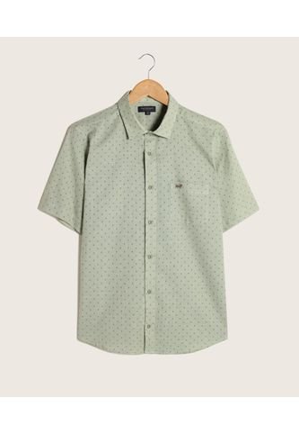 Camisa Hombre M/C Patprimo Verde Algodón 44012736-6957 Patprimo