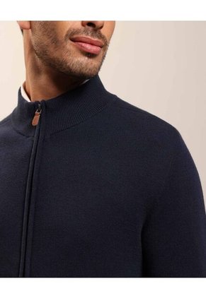 Buzo Con Cremallera Frontal   Para Hombre Azul Patprimo