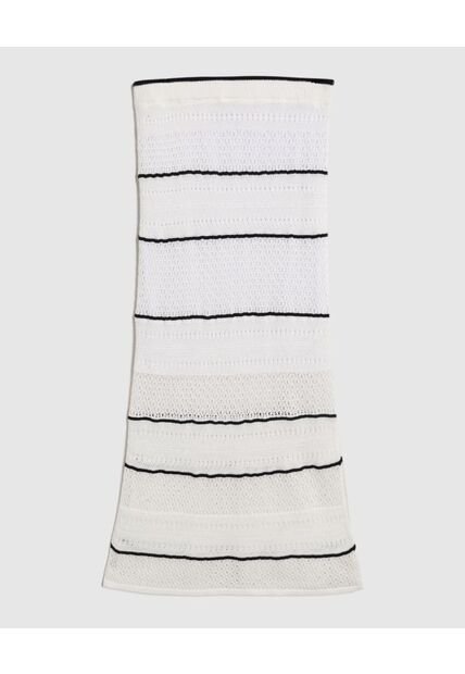 Falda  Para Mujer Largo Color Blanco Marca Patprimo #30140417