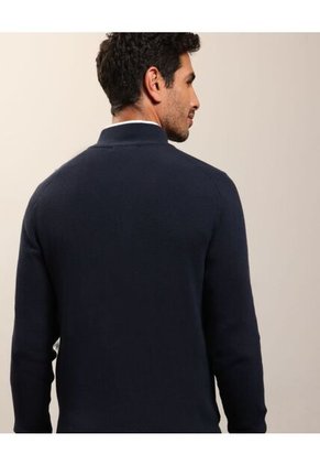 Buzo Con Cremallera Frontal   Para Hombre Azul Patprimo