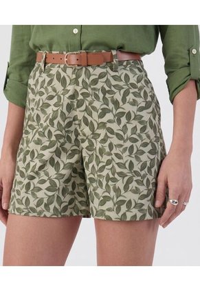 Bermuda  Para Mujer Regular Corto Color Verde Marca Patprimo #30107826