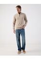 Saco  Para Hombre Cuello Alto O Cuello Tortuga Color Beige Marca Patprimo #44330243 de Patprimo