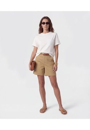 Bermuda Para Mujer Regular Corto Color Café Marca Patprimo #30109645