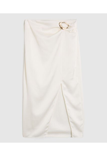 Falda  Para Mujer Medio Color Blanco Marca Patprimo #30148214