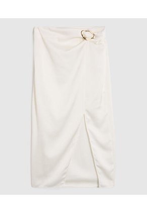 Falda Para Mujer Medio Color Blanco Marca Patprimo #30148214