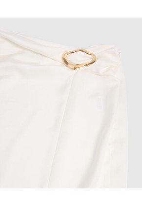 Falda Para Mujer Medio Color Blanco Marca Patprimo #30148214