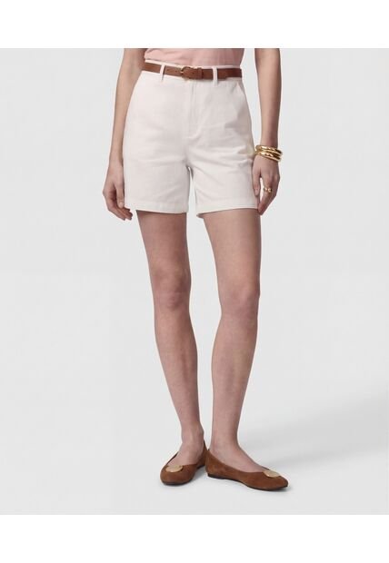 Bermuda  Para Mujer Regular Corto Color Blanco Marca Patprimo #30107825