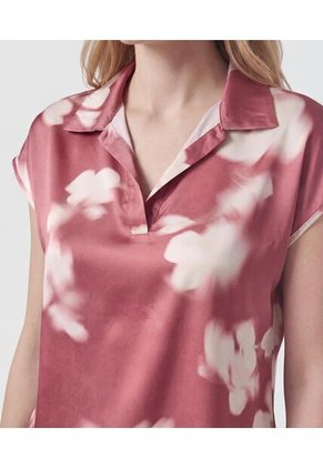 Blusa  Para Mujer Manga Corta Color Vino Marca Patprimo #30127769