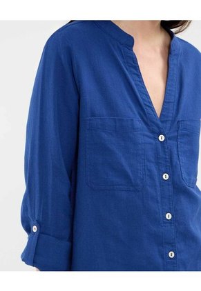 .Blusa De Mujer Manga Larga Patprimo Color Azul #30123452