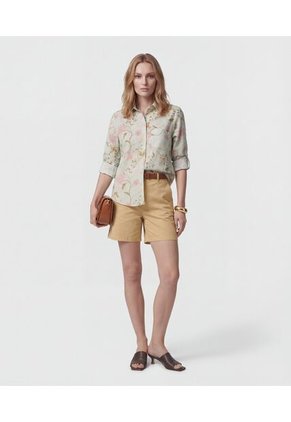 Camisa  Para Mujer Manga Larga Color Verde Marca Patprimo #30018218