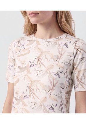 Camiseta  Para Mujer Manga Corta Cuello Redondo Color Blanco Marca Patprimo #30093935