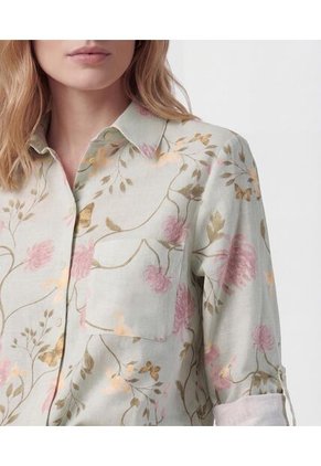 Camisa  Para Mujer Manga Larga Color Verde Marca Patprimo #30018218