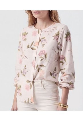 Blusa Para Mujer Manga Larga Color Crema Marca Patprimo #30128257