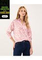 Camisa Para Mujer Manga Larga Color Rosa Marca Patprimo #30010661 de Patprimo