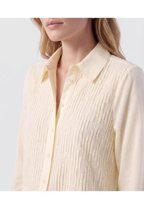 Camisa  Para Mujer Manga Larga Color Crema Marca Patprimo #30010767