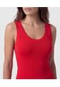 Camiseta  Para Mujer Manga Sisa Cuello Redondo Color Rojo Marca Patprimo #30093910 de Patprimo
