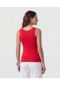 Camiseta  Para Mujer Manga Sisa Cuello Redondo Color Rojo Marca Patprimo #30093910 de Patprimo