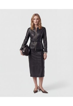 Chaqueta  Para Mujer Pu Color Negro Marca Patprimo #30080611