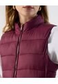 Chaleco  Para Mujer Acolchado Color Vino Marca Patprimo #30250042 de Patprimo