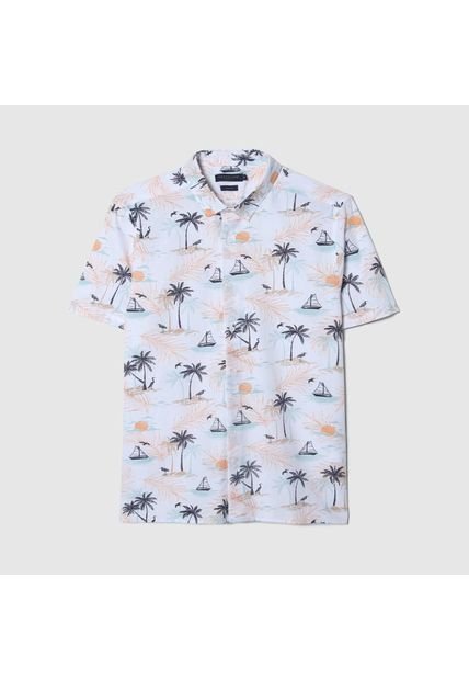 Camisa Para Hombre Manga Corta Sin Bolsillo Color Azul Medio Marca Patprimo #44012951