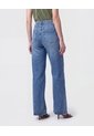 Jeans Wide Leg Con Cordón   Para Mujer Azul Patprimo de Patprimo