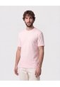 Camiseta Texturizada Cuello Redondo   Para Hombre Rosa Patprimo de Patprimo