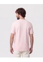Camiseta Texturizada Cuello Redondo   Para Hombre Rosa Patprimo de Patprimo