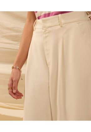 Pantalón  Para Mujer Moda Color Crema Marca Patprimo #30078224