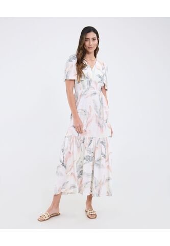 Vestido Para Mujer M/C Medio Color Blanco Marca Patprimo #30171050 Patprimo