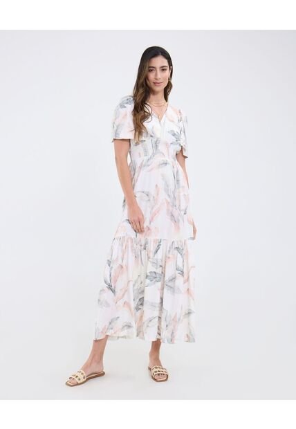 Vestido Para Mujer M/C Medio Color Blanco Marca Patprimo #30171050