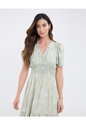 Vestido Para Mujer M/C Medio Color Verde Marca Patprimo #30171050