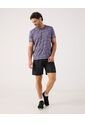 Camiseta Texturizada   Para Hombre Morado Patprimo de Patprimo