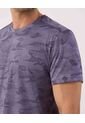 Camiseta Texturizada   Para Hombre Morado Patprimo de Patprimo